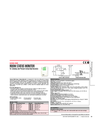 Thumbnail of document Data Sheet - RSM Room Status Monitor